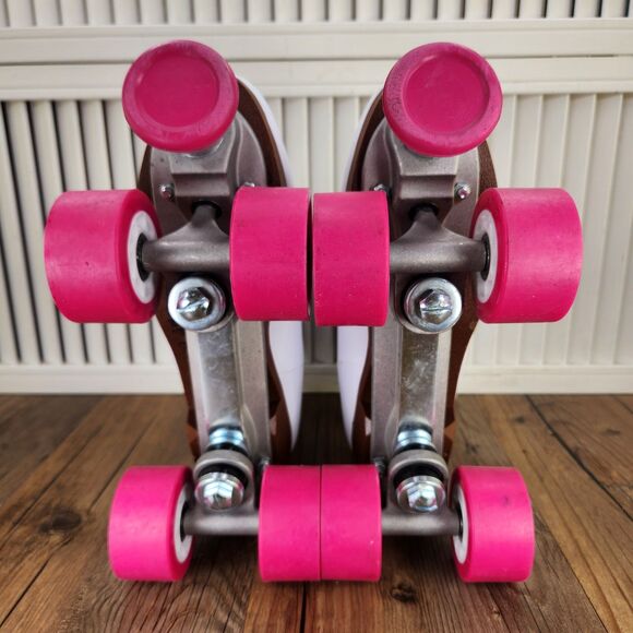 Chicago Skates CRS400 Classic Quad Rink Roller Skates Womens Sz 8 Premium White - Picture 8 of 10